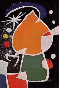Joan Miró Painting - Mujer en la noche 2 Joan Miró